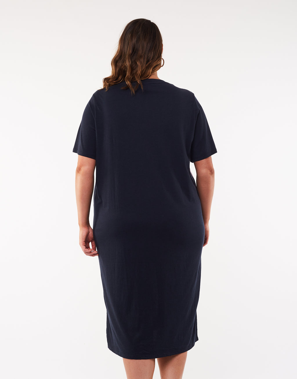 SUNSET TEE DRESS - Navy