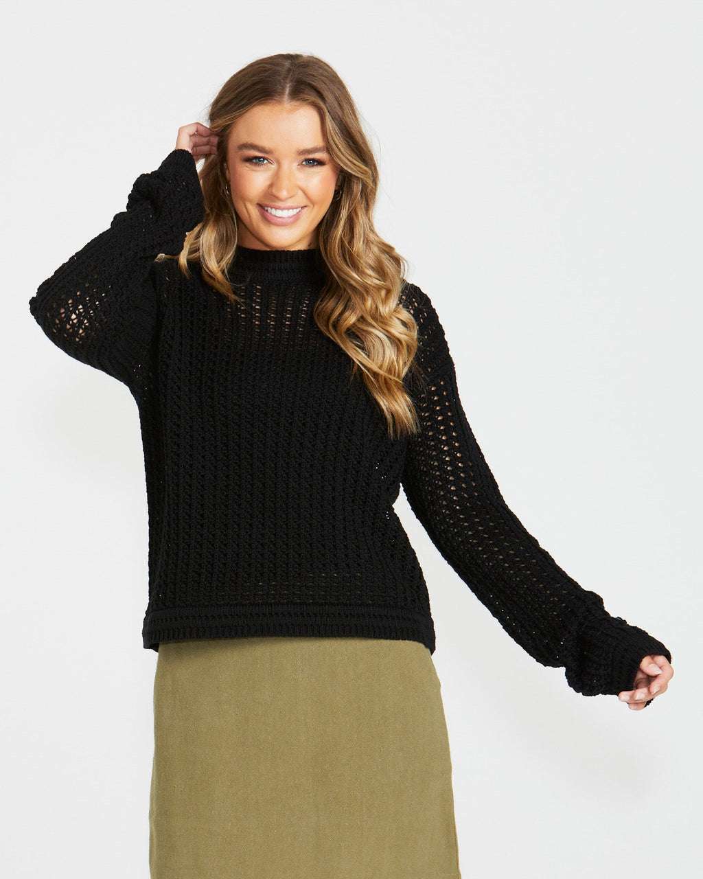 TALULLAH KNIT - Black