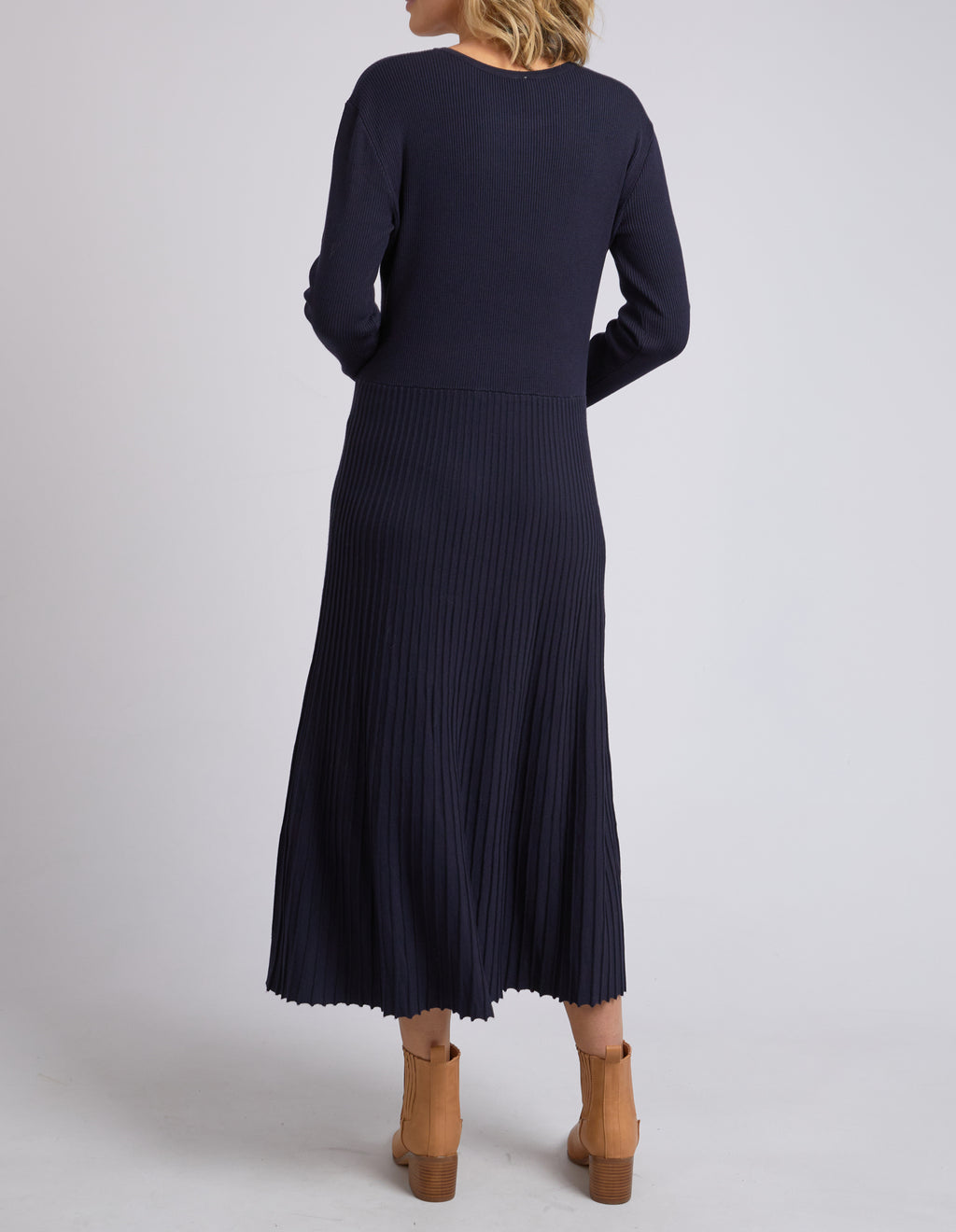 TAMMY KNIT DRESS - Dark Sapphire