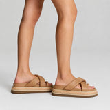 Thelma Flatform Slides - Biscuit