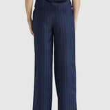 PETRA PANT - Navy Pinstripe