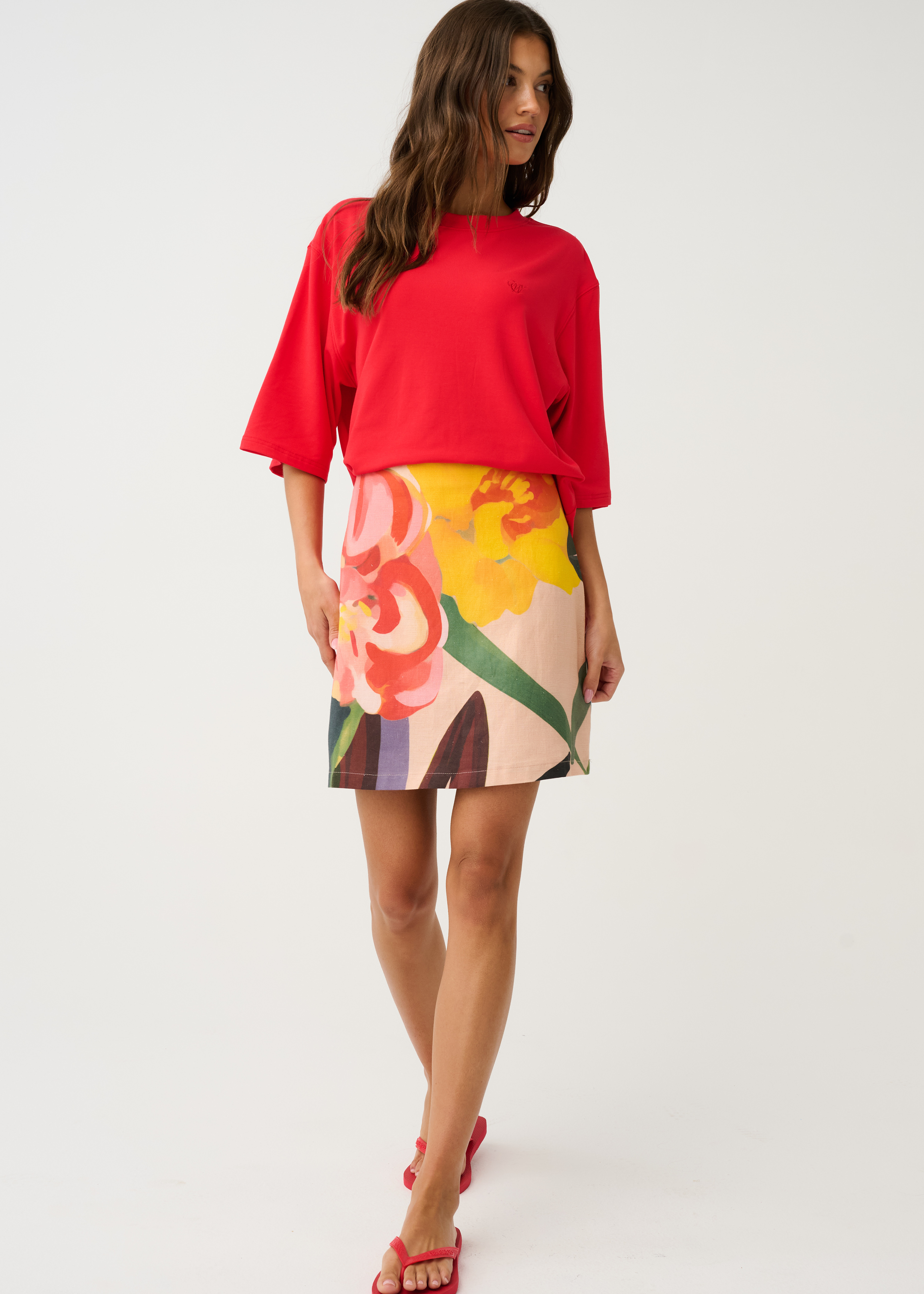 ZYLA MINI SKIRT - Tropical