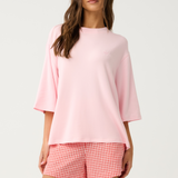 SOLANA TEE - Ice Pink