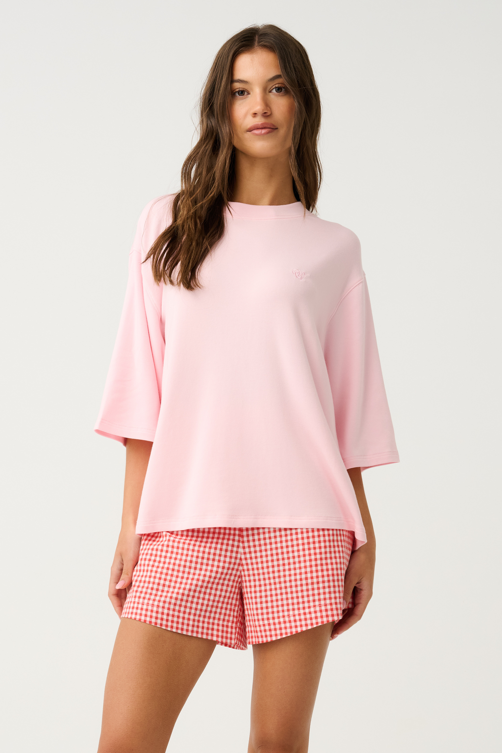 SOLANA TEE - Ice Pink