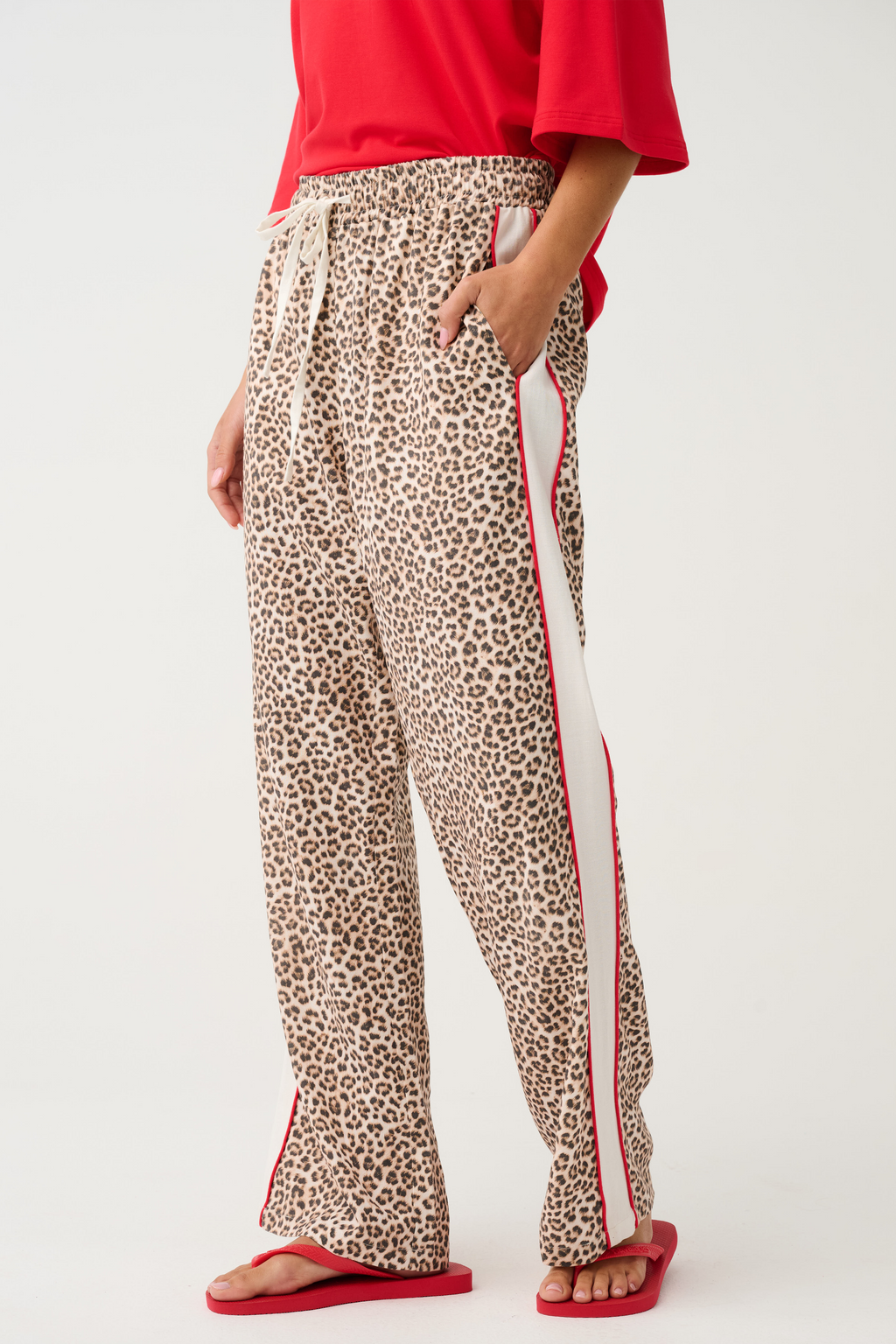 HAVANA PANT - Leopard