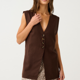 SUZIE VEST - Chocolate