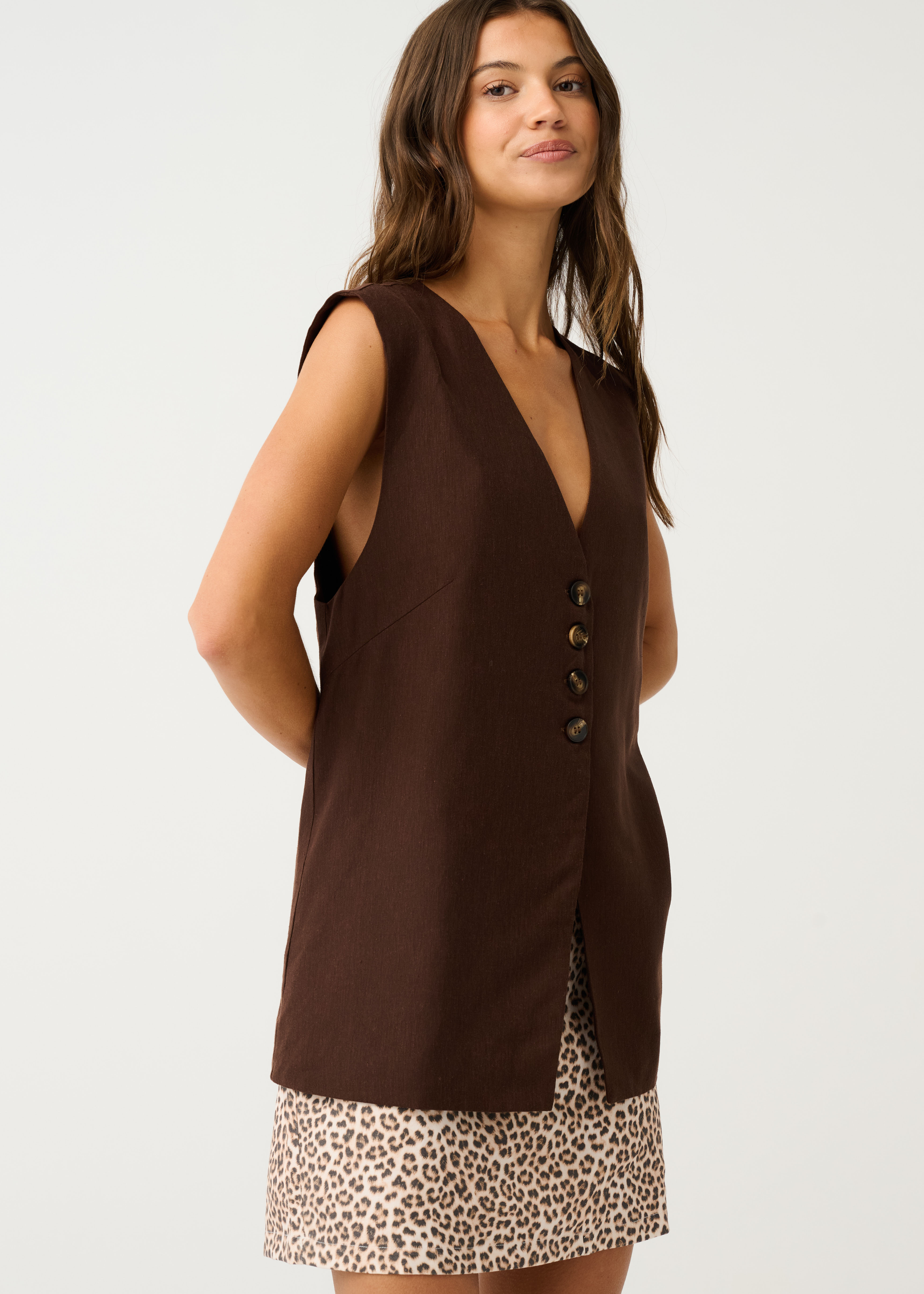 SUZIE VEST - Chocolate