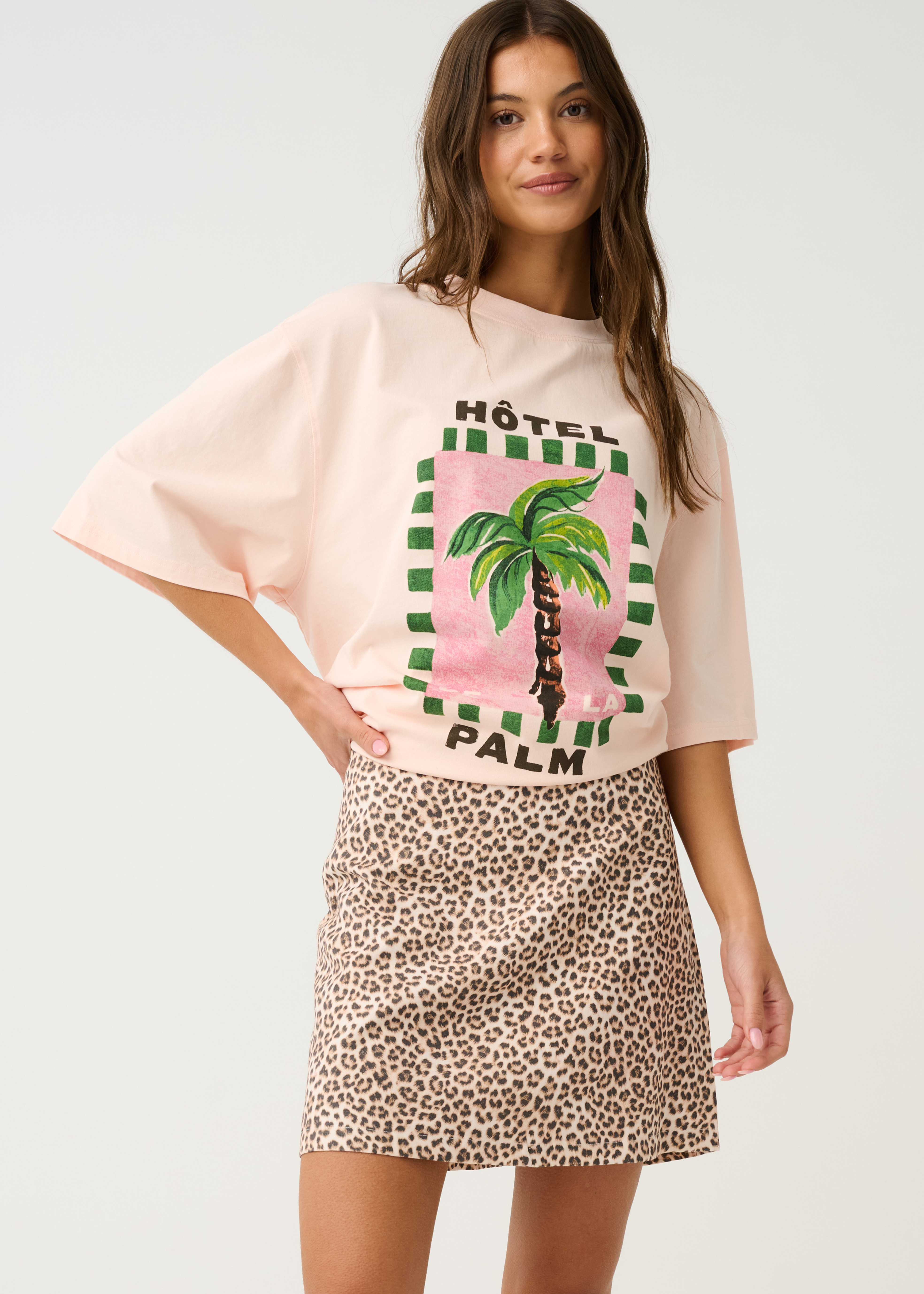 ZYLA MINI SKIRT - Leopard