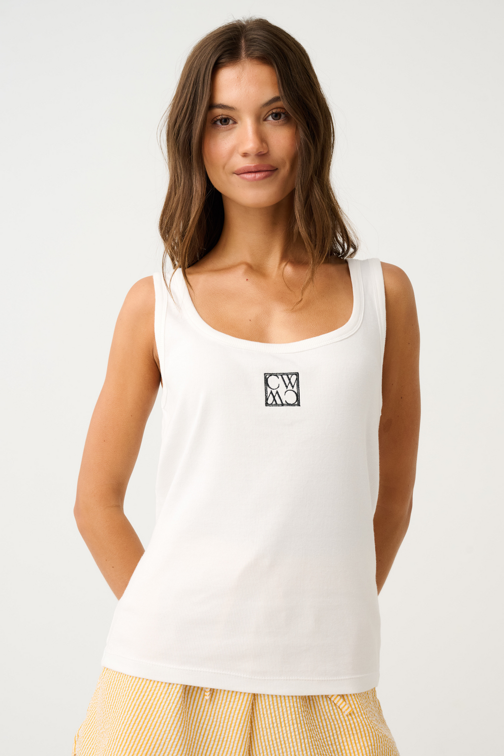TARRAH TANK - White
