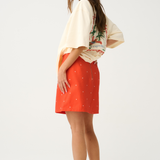 ZYLA MINI SKIRT - Mandarin Spot