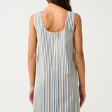 NOA MINI DRESS - Stripe Denim