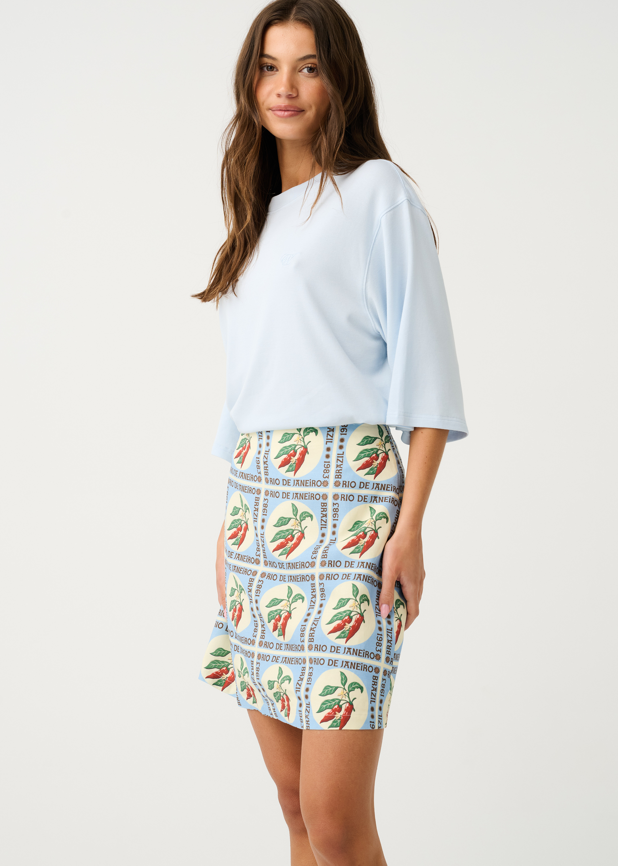 ZYLA MINI SKIRT - Chilli