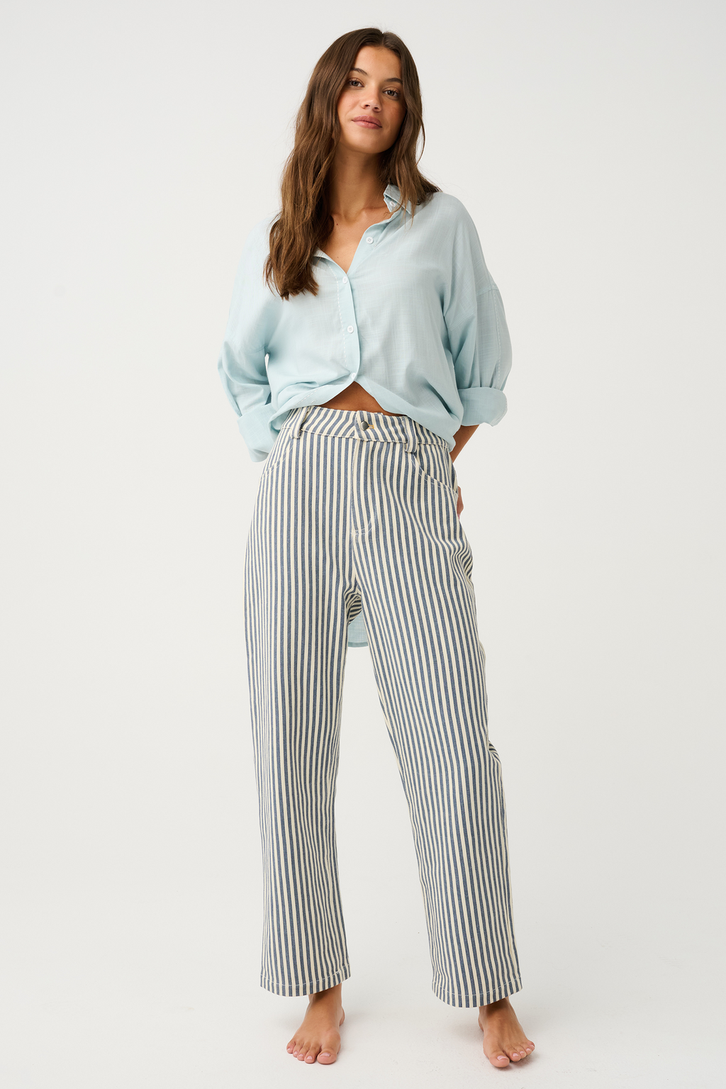 MONIQUE SHIRT - Ice Blue