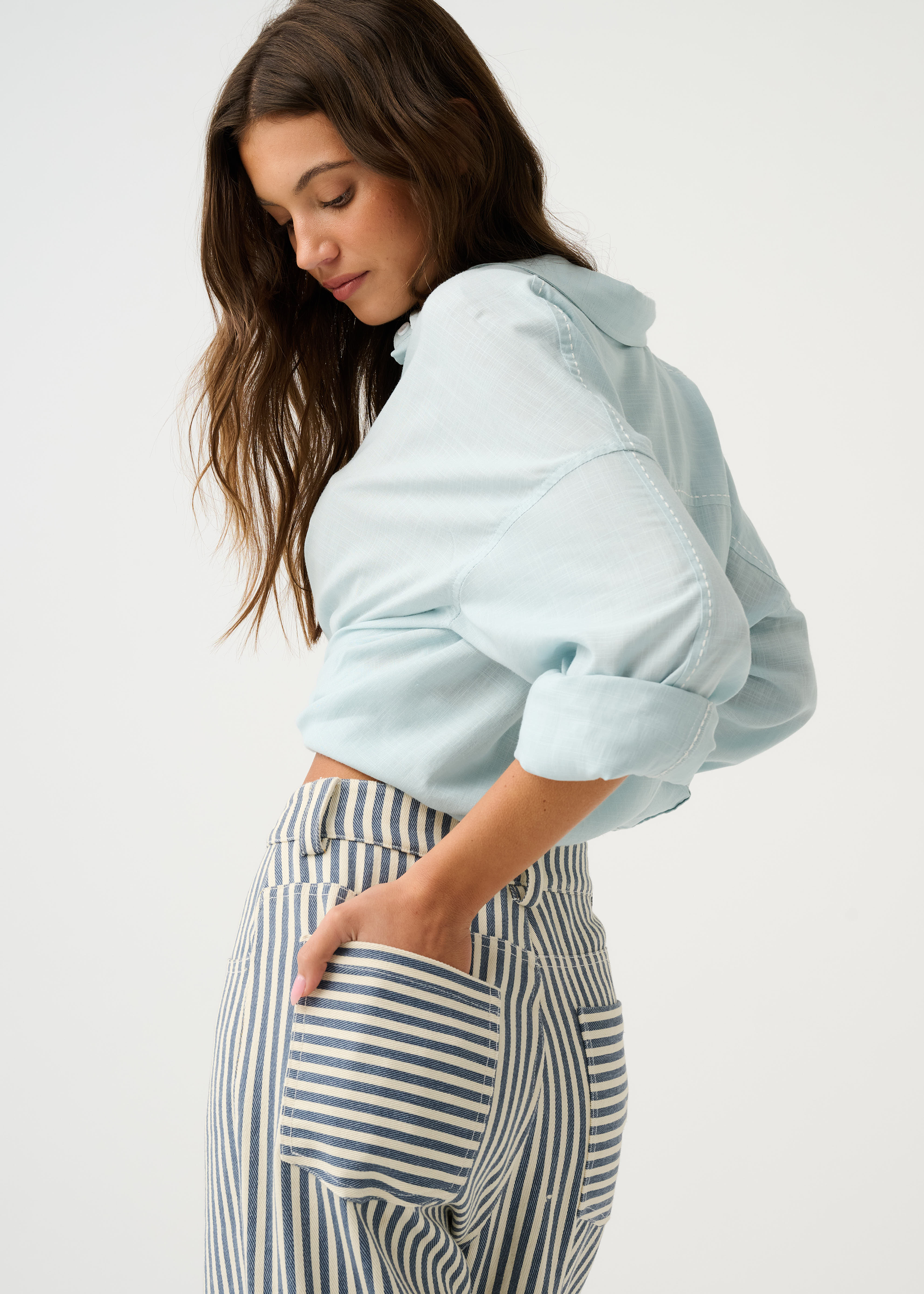 SYLAS JEAN - Stripe Denim