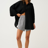 BODIE SHORT - Black Gingham