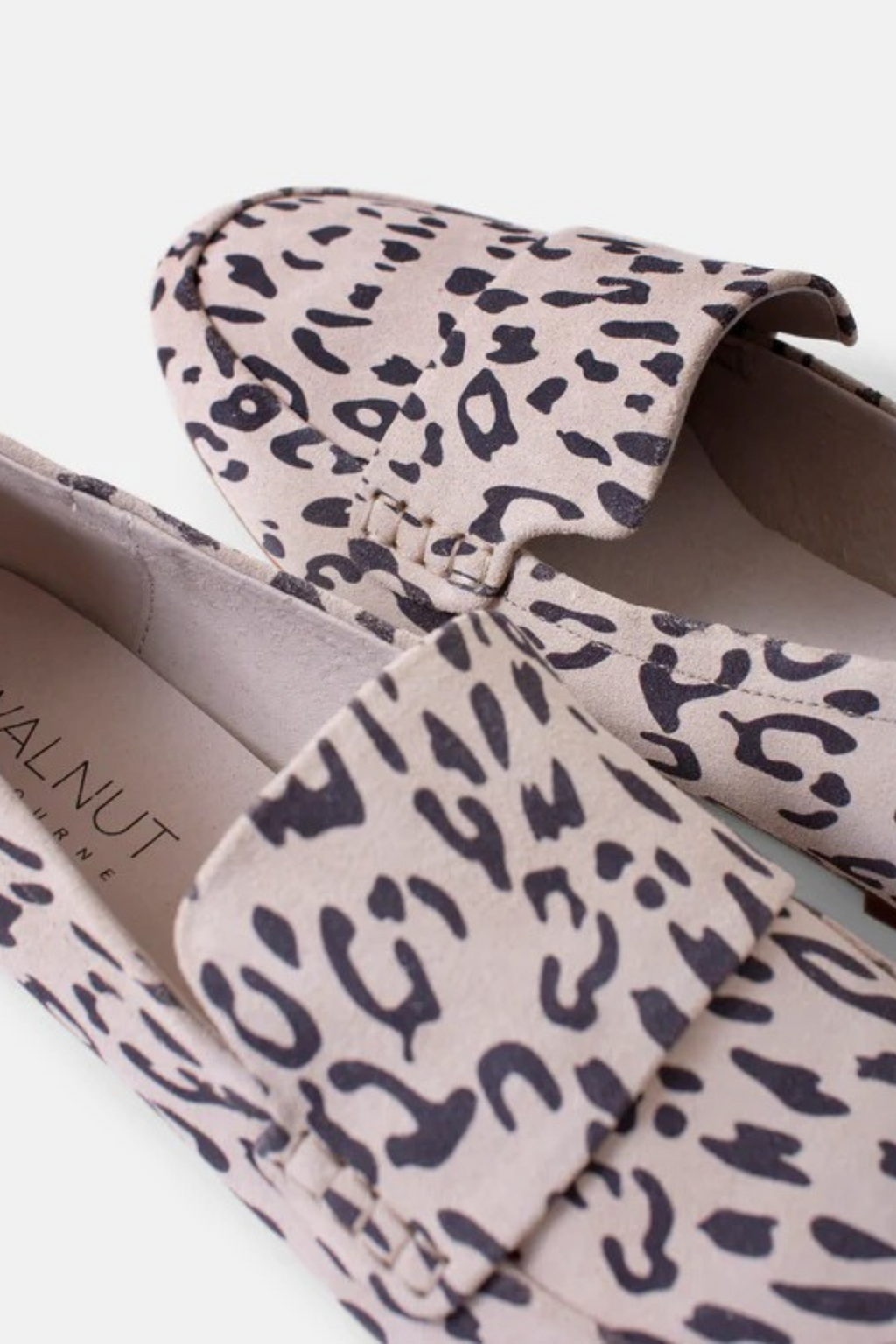 DUTCH LEATHER LOAFER - Vanilla Leopard Suede