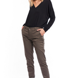 CHLOE CHINO PANT -  Khaki