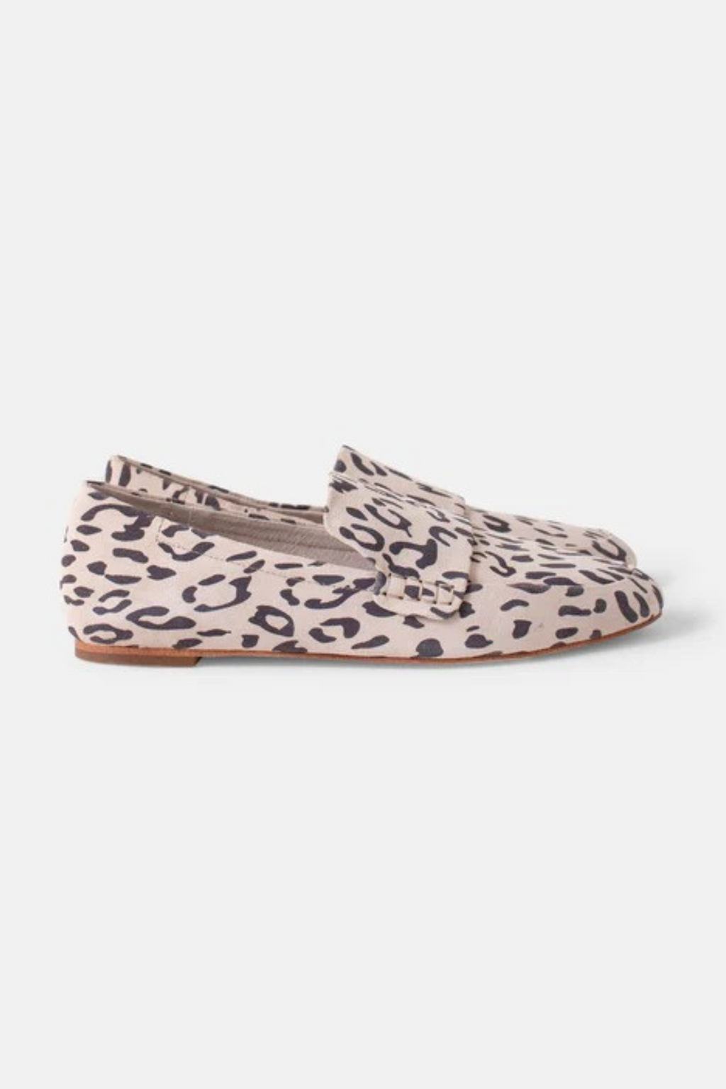 DUTCH LEATHER LOAFER - Vanilla Leopard Suede