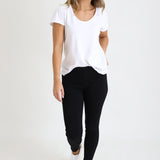 CONNIE PULL ON PANTS - Black