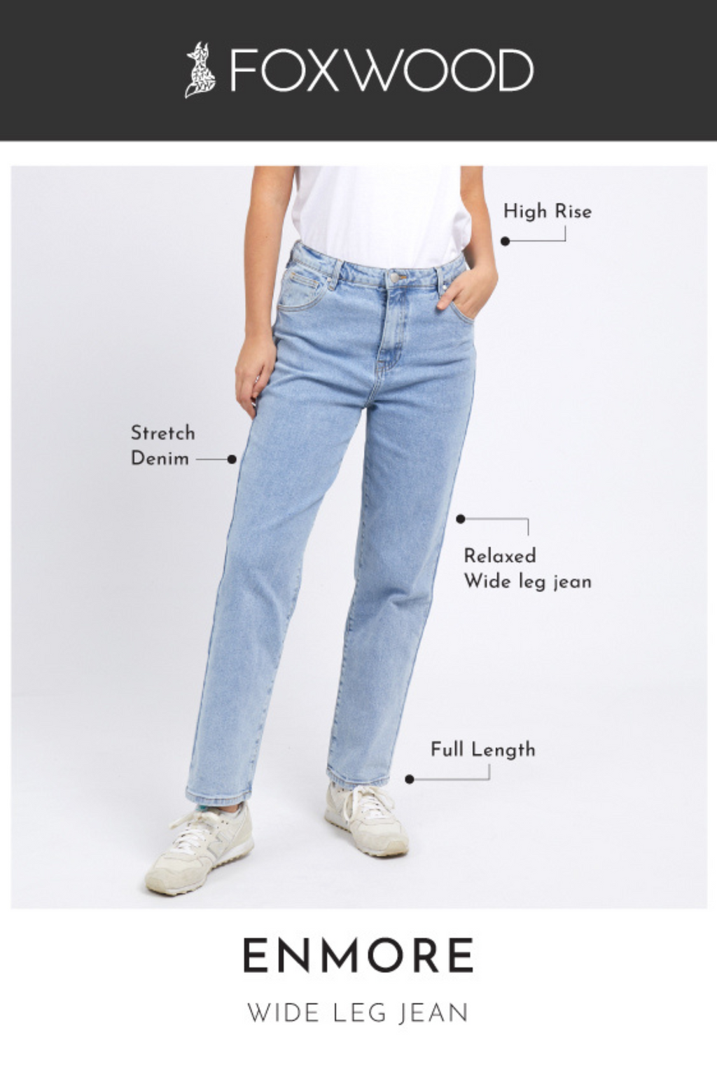 Wide Leg Jean Blue