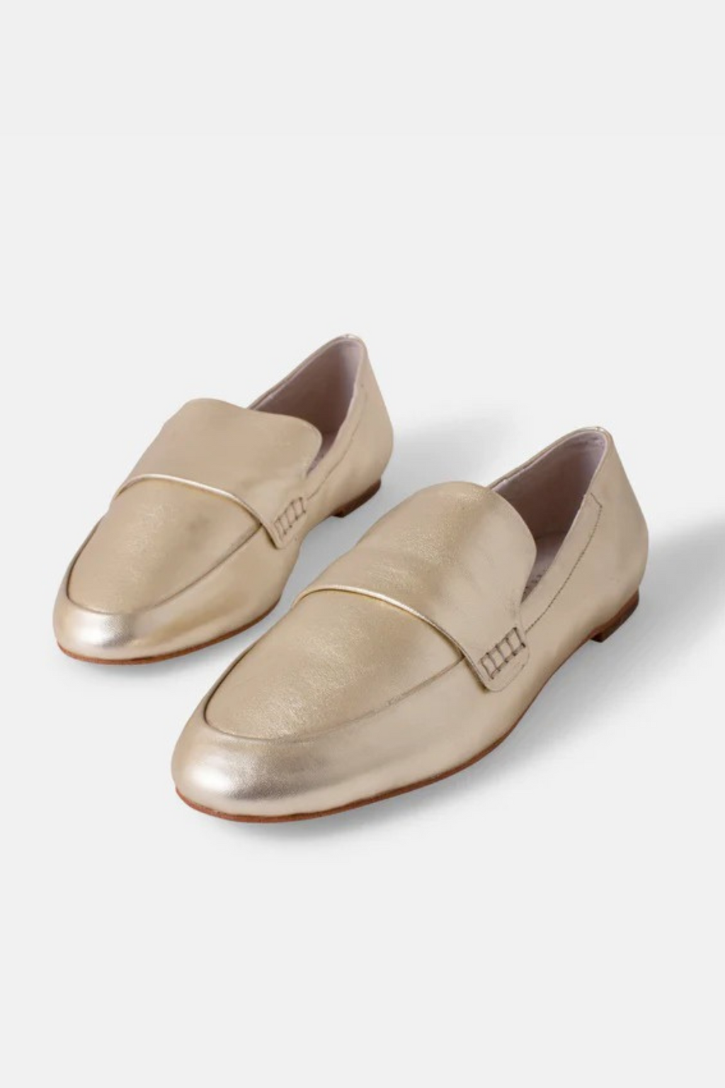 DUTCH LEATHER LOAFER - Gold