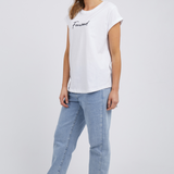 SIGNATURE TEE - White