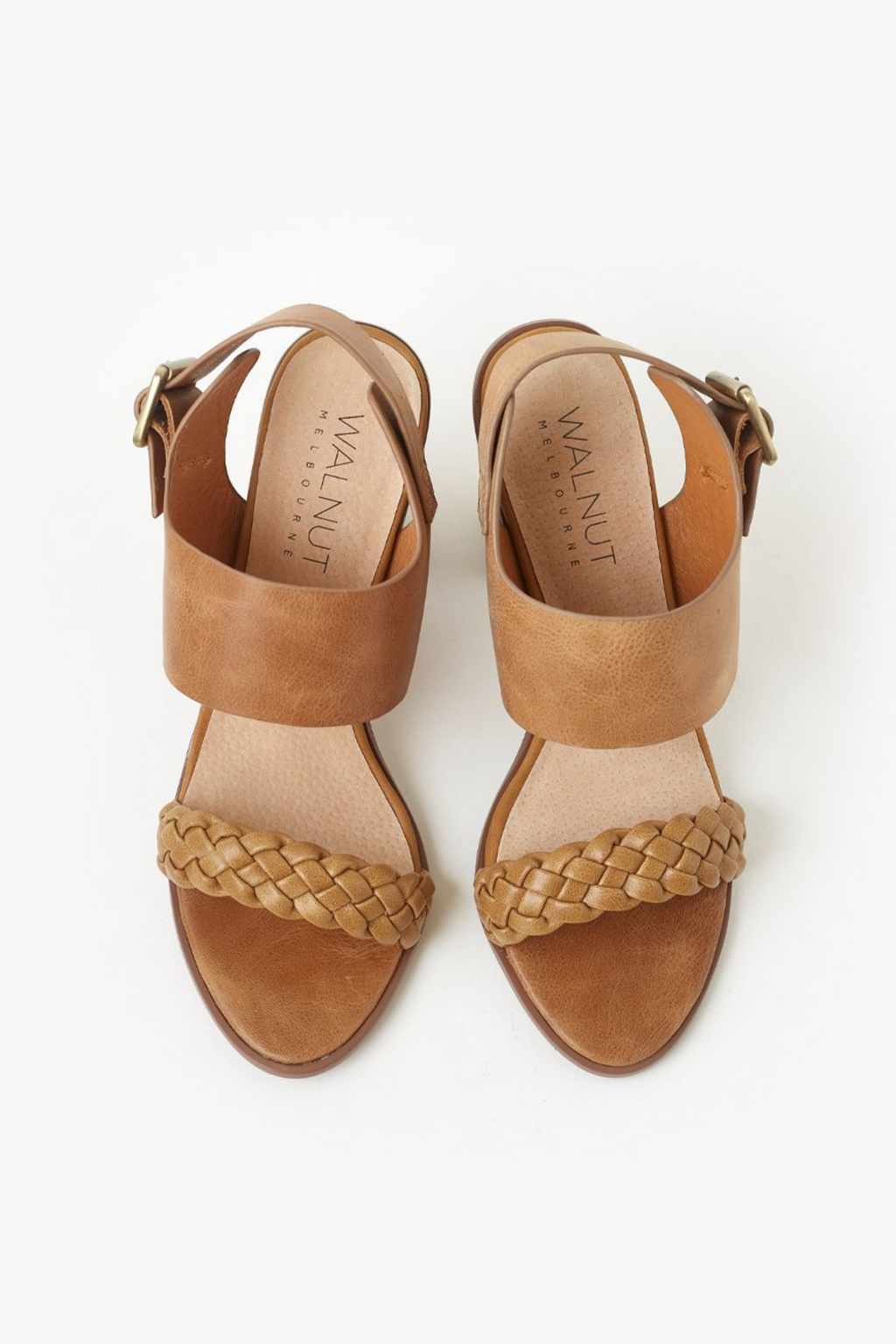 HONEY LEATHER HEEL- Tan