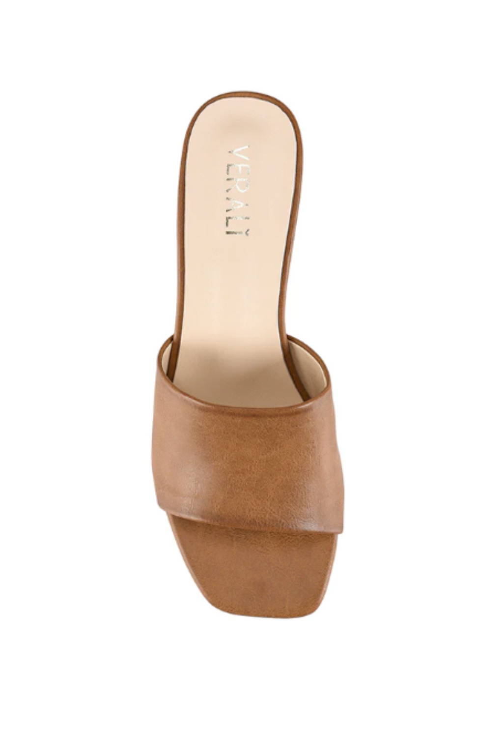 ELENI BLOCK HEEL MULES - Tan Softee