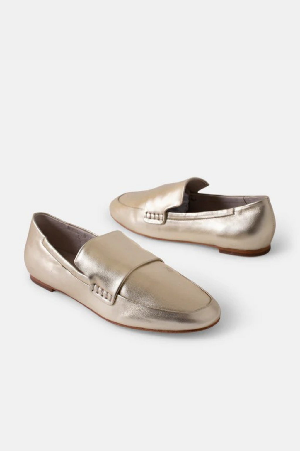 DUTCH LEATHER LOAFER - Gold