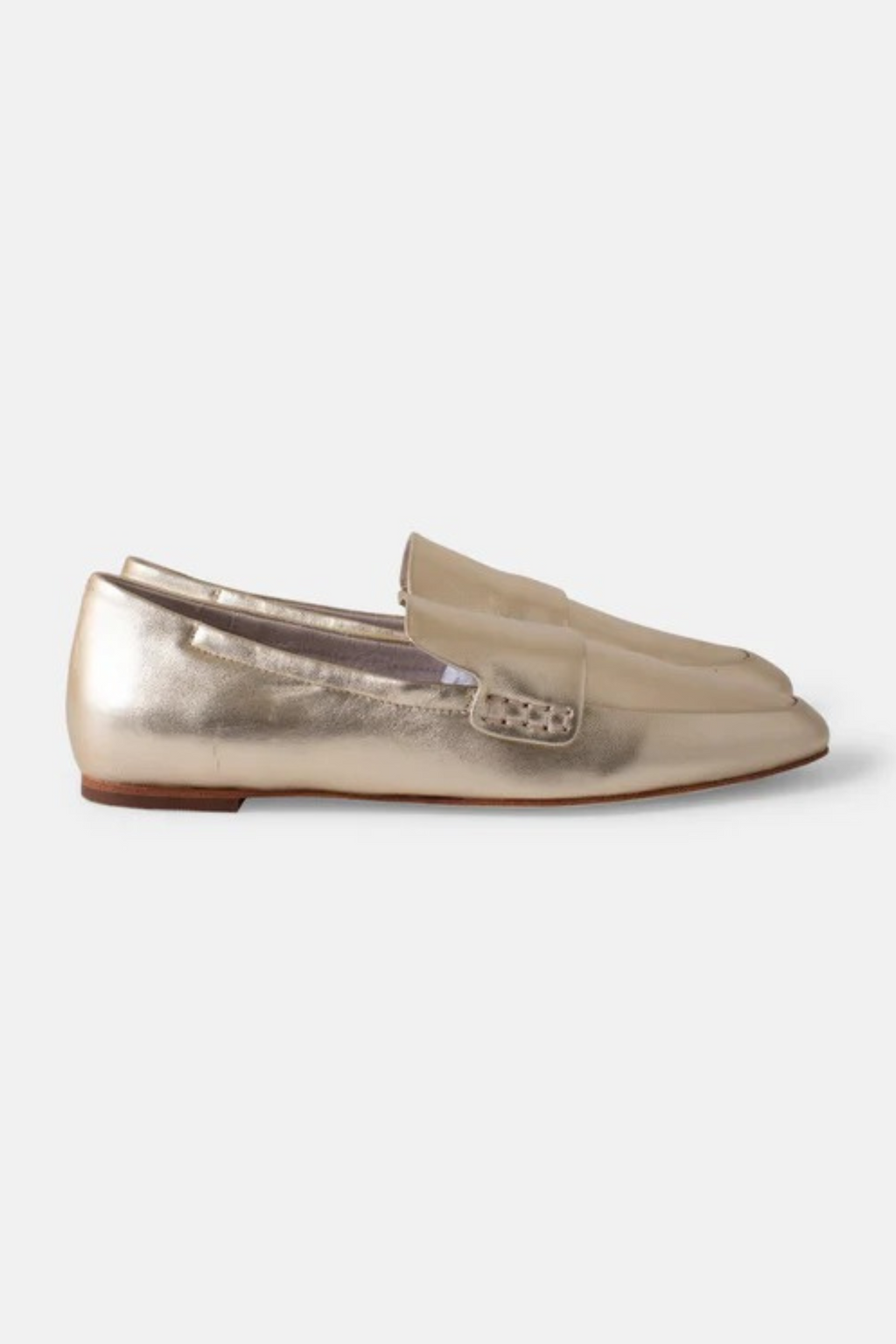 DUTCH LEATHER LOAFER - Gold