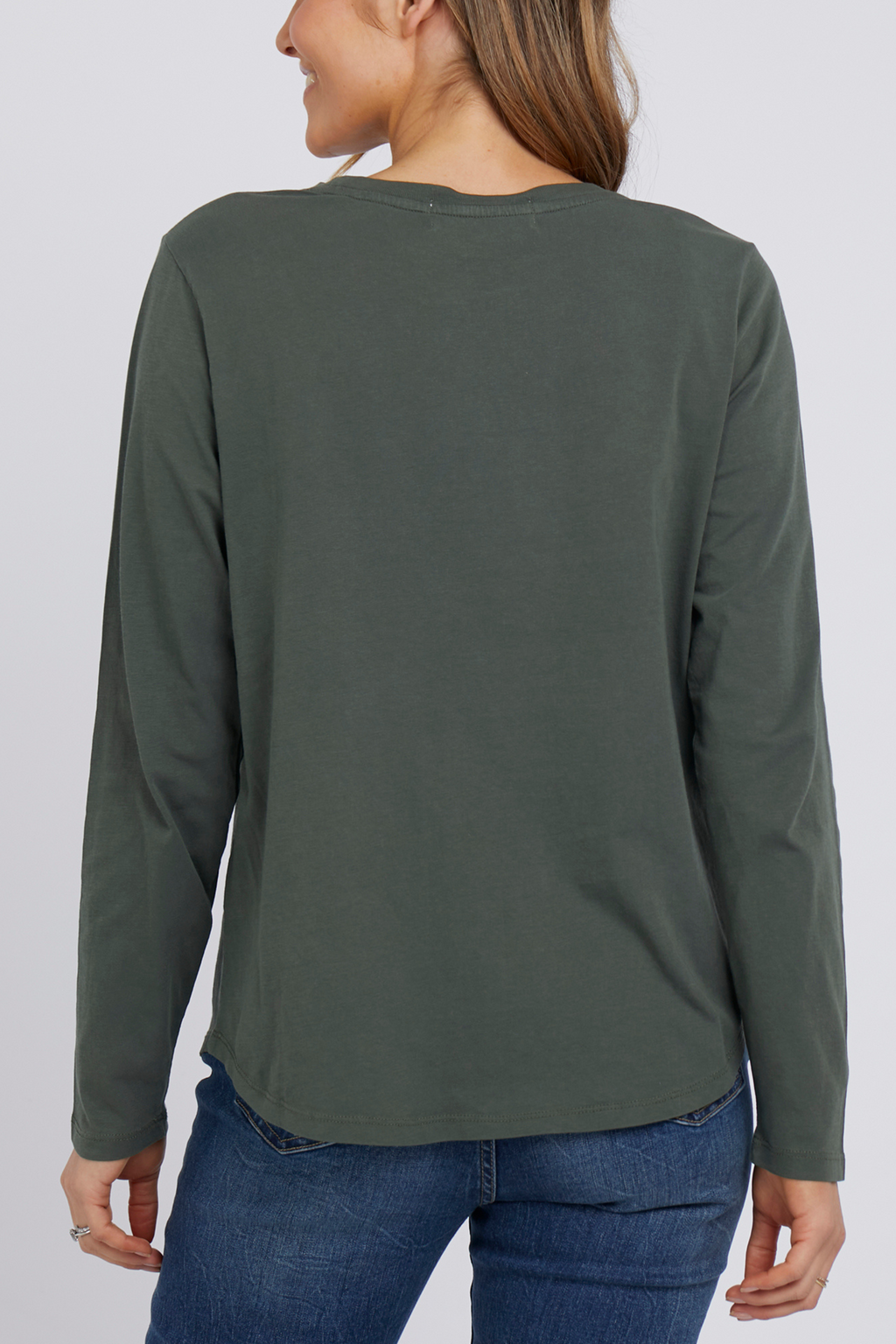 MANLY L/S TEE - Khaki