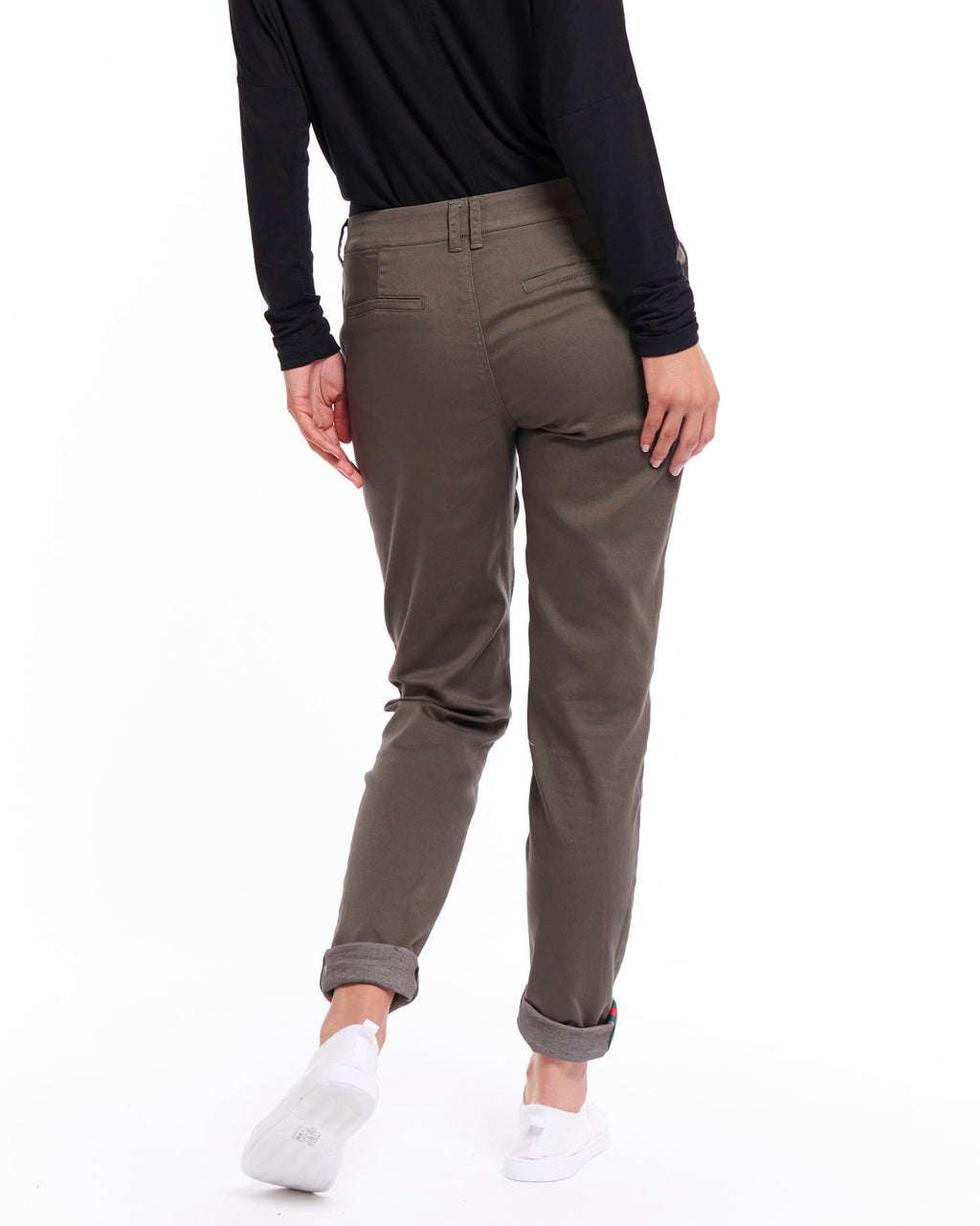 CHLOE CHINO PANT -  Khaki