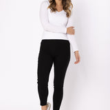 APRIL PULL ON PANT- Black