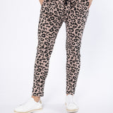 ELLA LEOPARD JOGGER - Mocha/Black
