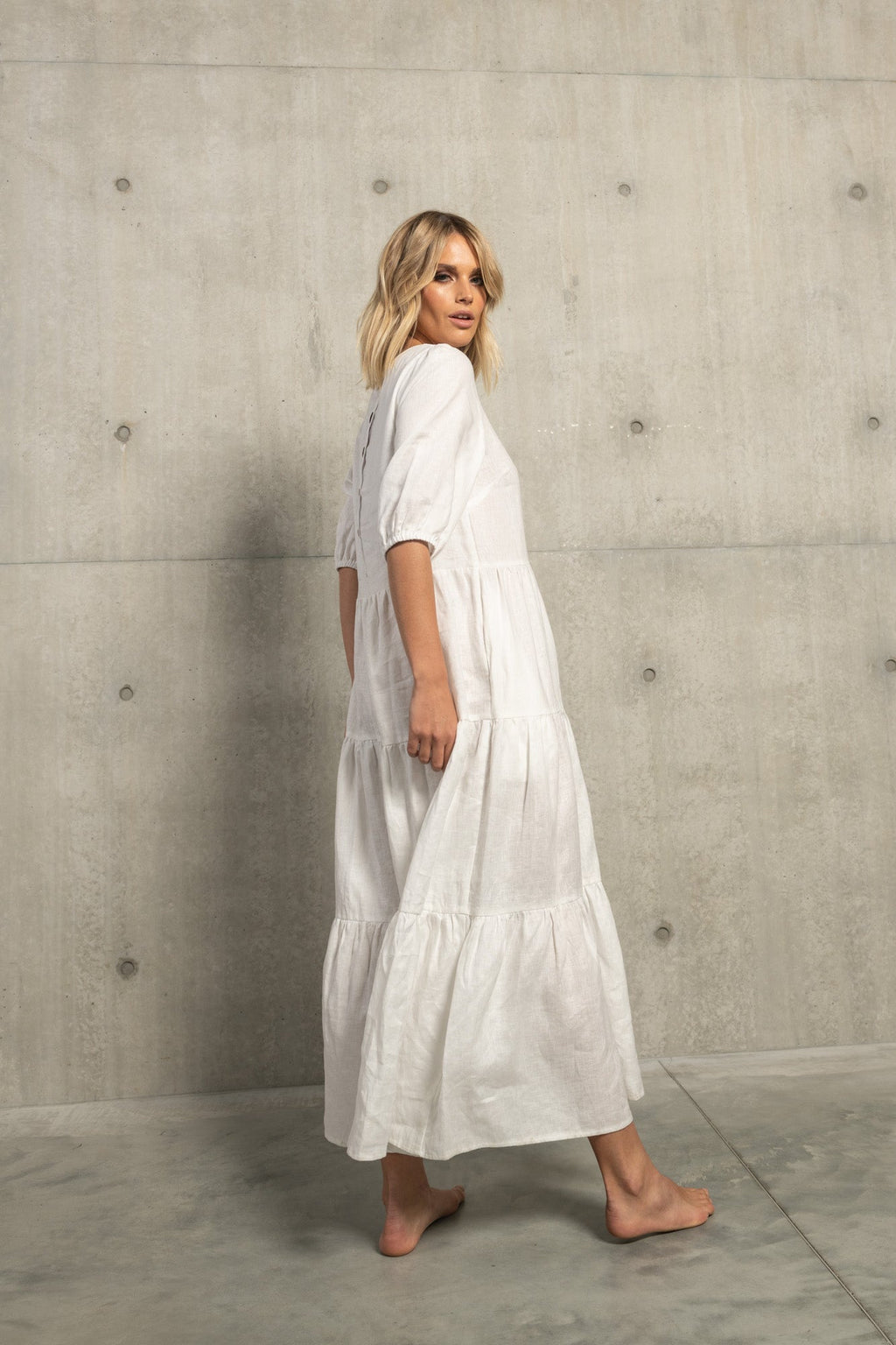 CLEO DRESS - White
