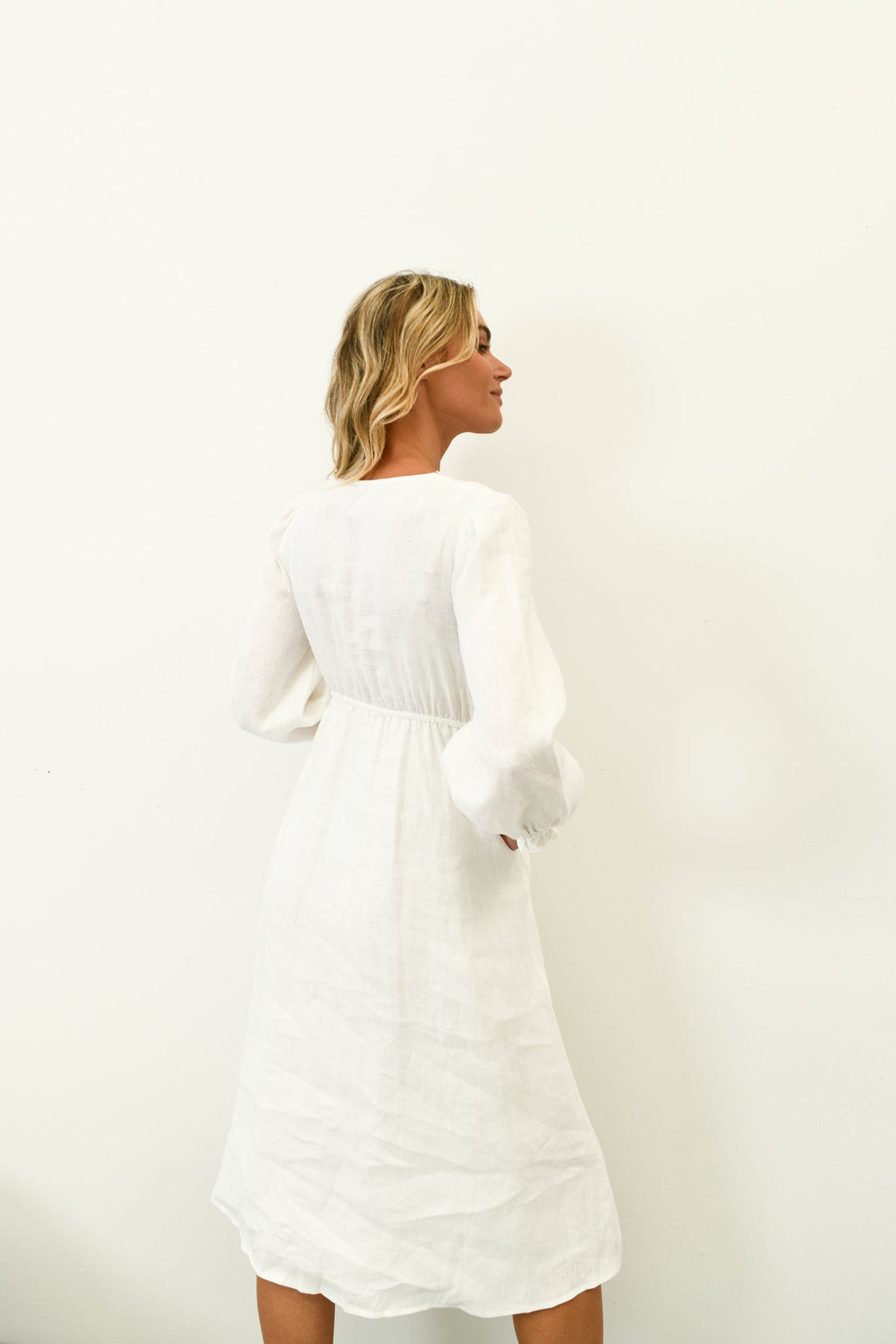 MALLORY DRESS - White