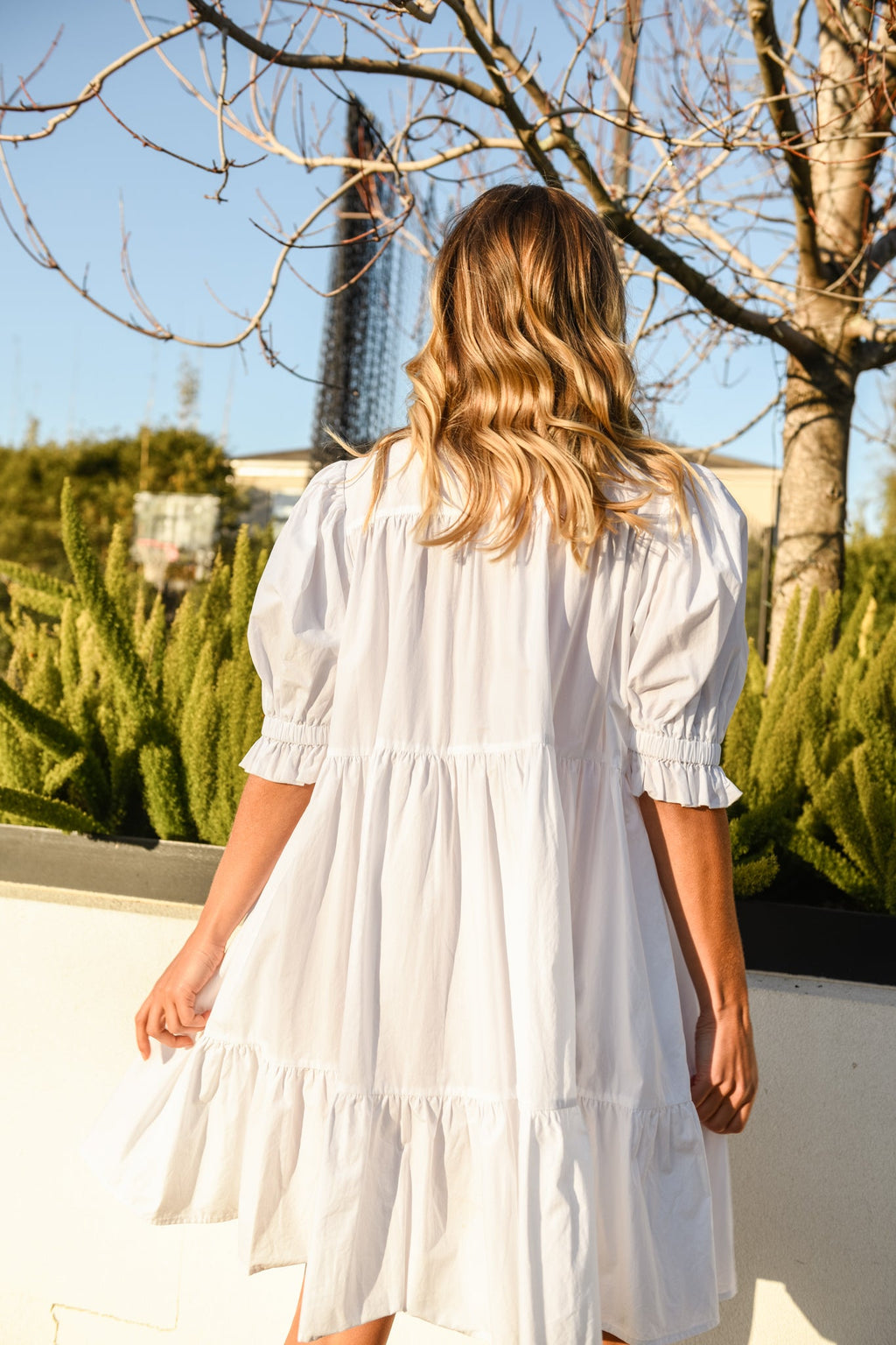 JASMINE MINI DRESS - White